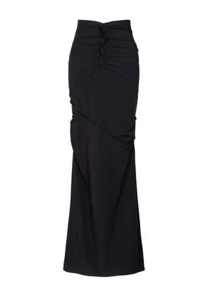Paris Georgia ruched maxi skirt - Black