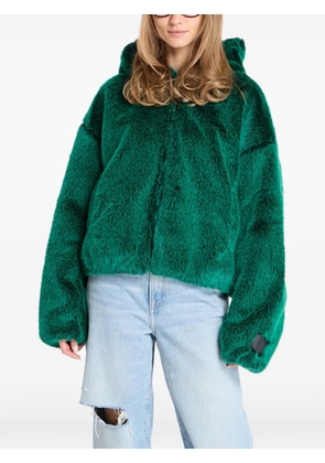 Jordan hooded faux fur jacket - Green