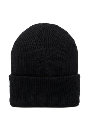 Nike logo beanie hat - Black