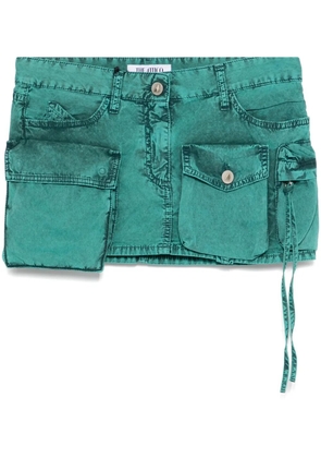 The Attico Fay mini skirt - Green