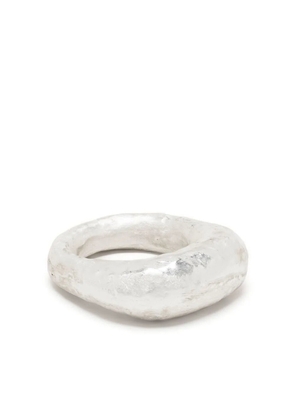 Parts of Four Mountain hand-hammered ring - Silver