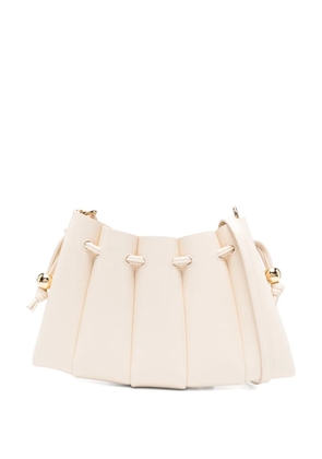 Themoirè Calipso drawstring cross body bag - Neutrals