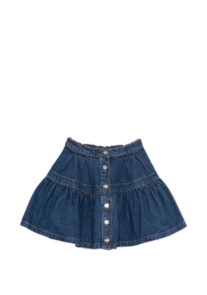 Maje button-up mini skirt - Blue