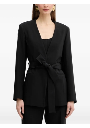FRACOMINA belted blazer - Black
