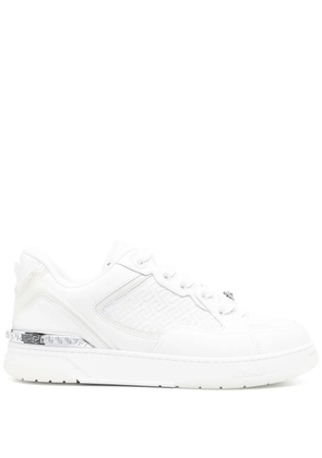 Versace logo-embossedsneakers - White