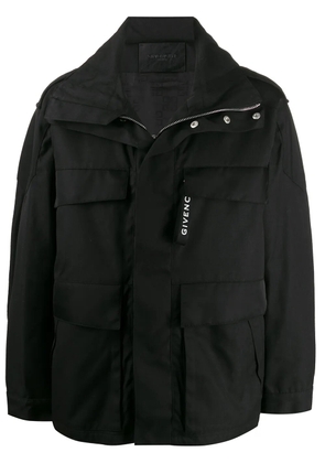 Givenchy hooded rain jacket - Black
