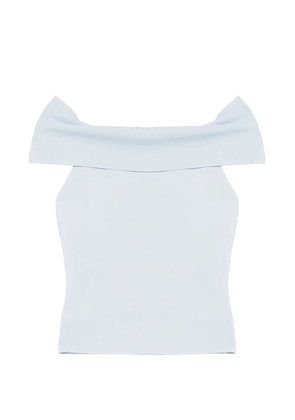 Maje off-shoulder top - Blue