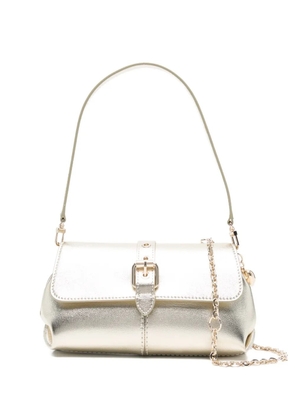Maje small Miss Walk buckle-detail leather shoulder bag - Gold
