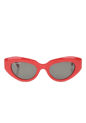 Balenciaga Eyewear oval-frame sunglasses - Red