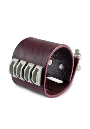 Parts of Four Restraint Charm inverted-pyramid studs bracelet - Purple