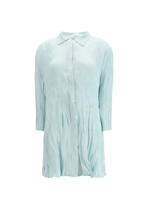 Gongdid Design long-sleeve mini dress - Blue