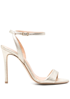 The Seller 100mm leather sandals - Gold