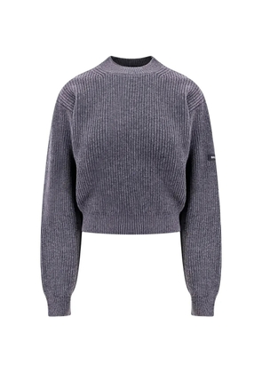 Balenciaga logo-patch sweater - Grey
