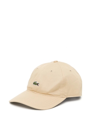 Lacoste logo-patched cap - Neutrals
