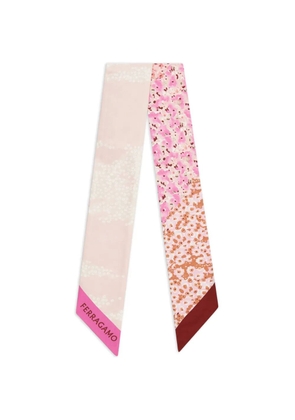 Ferragamo Palazzo-print bandeau - Pink