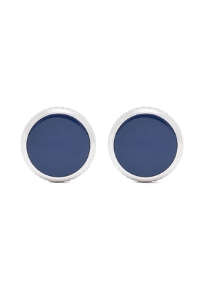 Giorgio Armani circular-faceted cufflinks - Silver