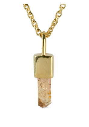 Parts of Four sterling silver Talisman imperial topaz necklace - Gold