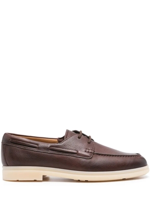 Church's leather boat shoes - Brown