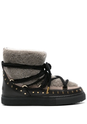 Inuikii shearling lace-up boots - Neutrals
