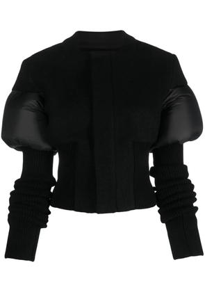 Rick Owens cropped panelled jacket - Black