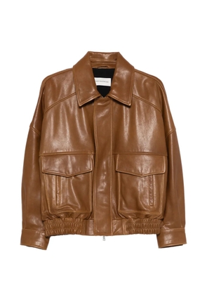 Nour Hammour Runa flap-pocket jacket - Brown