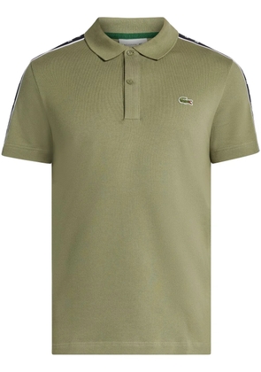 Lacoste logo-patch polo shirt - Green
