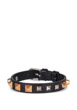 Valentino Garavani Rockstud leather bracelet - Black