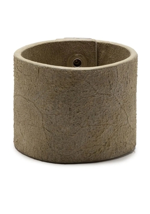 Parts of Four wide leather bracelet - Neutrals