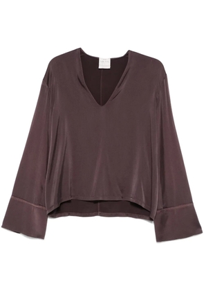 Forte Forte satin blouse - Brown