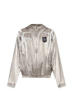 UMBRO logo-patch hoodie - Silver