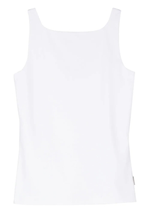 REMAIN logo-tag tank top - White