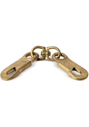 Parts of Four double-clip chain - Gold