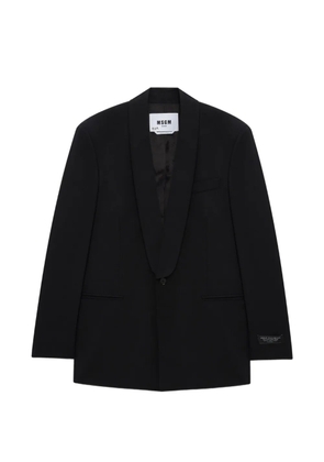 MSGM shawl-lapel jacket - Black