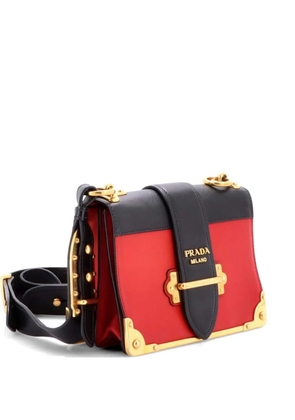 Prada Pre-Owned Cahier Chain City Calf and Saffiano Small crossbody bag - Black