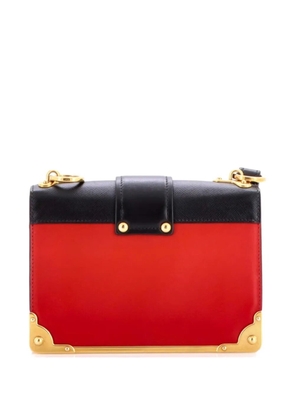 Prada Pre-Owned Cahier Chain City Calf and Saffiano Small crossbody bag - Black