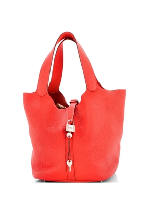 Hermès Pre-Owned Picotin Lock Bag Clemence GM bucket bag - Red