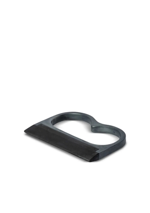 Parts of Four Plate Double Pyroid ring - Black