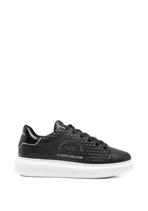 Karl Lagerfeld Kpri microgram-pattern sneakers - Black