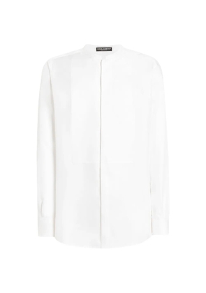Dolce & Gabbana silk twill Martini shirt - White