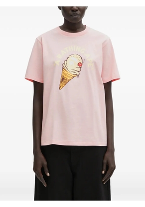 A BATHING APE® Ice Cream graphic-print T-shirt - Pink