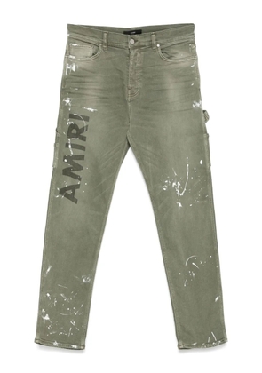 AMIRI logo-print jeans - Green