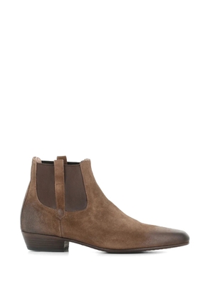 Pantanetti pull-on leather boots - Brown