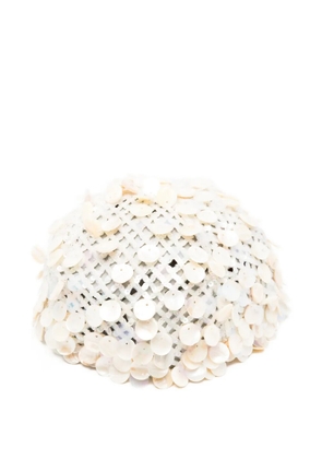 Alanui sequined hat - Neutrals