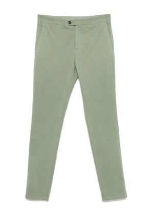 Canali stretch-cotton chinos - Green