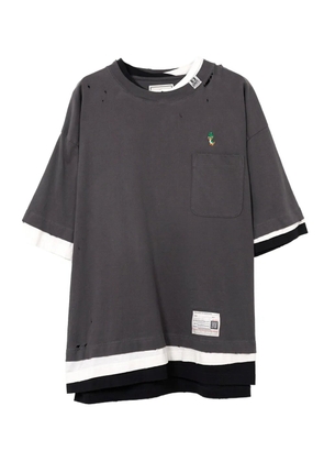 Maison MIHARA YASUHIRO layered pocket T-shirt - Grey