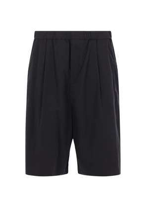 Undercover drawstring frayed shorts - Black