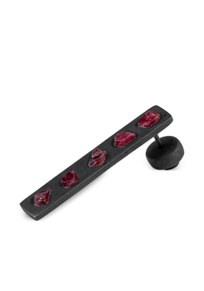 Parts of Four Plate earring - Silver