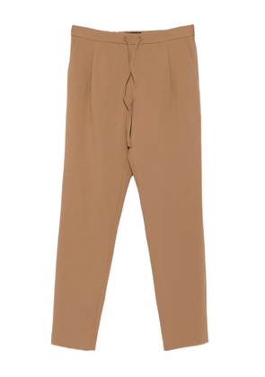 Fabiana Filippi pleated drawstring trousers - Brown