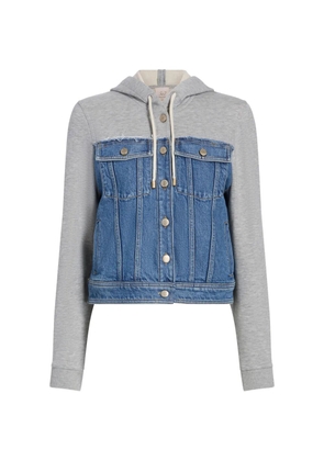 Cinq A Sept Sutton hooded denim jacket - Blue