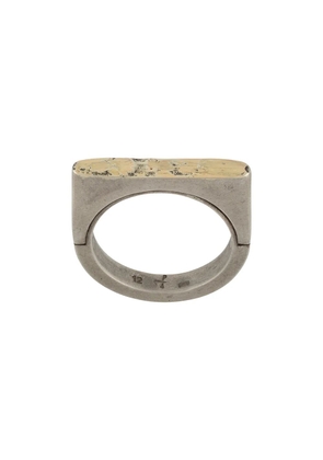 Parts of Four Sistema oval ring - Silver